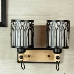 THE LIGHT STORE Black & White Textured Wallchiere image 3