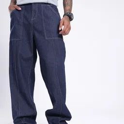 glitchez Men Edgy Touch Loose Fit Jeans image 4
