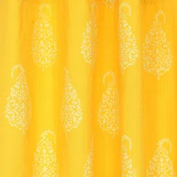 Soumya Yellow Single Long Door Curtains image 3