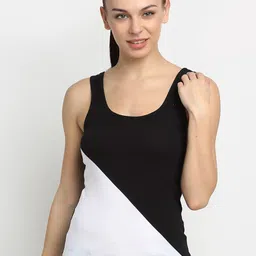 Friskers Pack Of 2 Multicoloured Colourblocked Tank Tops image 2