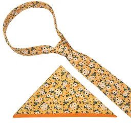 Tossido Men Yellow & Green Printed Accessory Gift Set image 4