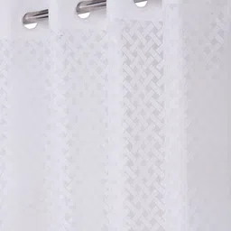 HOSTA HOMES White Set of 4 Window Curtain image 2