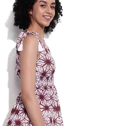 DressBerry Psychedelic Dye Tied Accents Peplum Top image 5