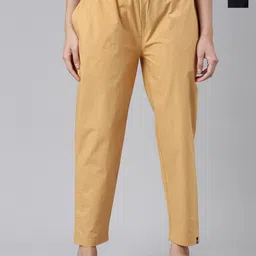 TWIN BIRDS Women Pack of 2 Pure Cotton Trousers-image-73