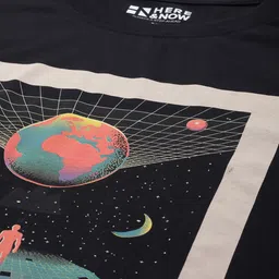 HERE&NOW Printed Pure Cotton T-shirt image 4