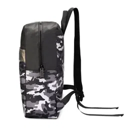 Kenneth Cole Women Black & Grey Camouflage Printed Backpack image 3