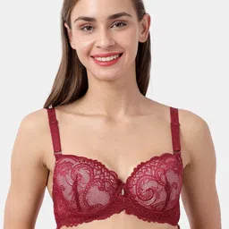 Susie Women Pack Of 2 Solid Lace Underwired Lightly Padded Everyday Bras shy-com-48 image 2