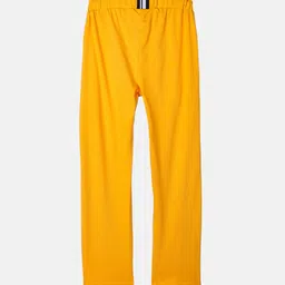 Monte Carlo Boys Mustard Yellow Solid Track Pants image 3