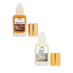 Menjewell Set of Chocolate & White Oudh Attars image 4