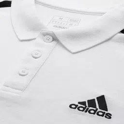 ADIDAS Men 3 Striped Polo Collar T-shirt image 5