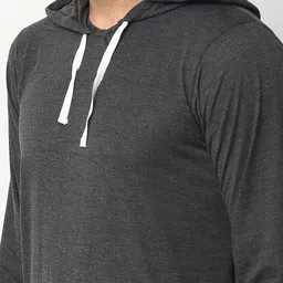 mack jonney VIMAL JONNEY Men Grey Solid Night suit image 4