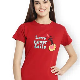 Fabflee Women Multicoloured 3 Printed T-shirt image 5