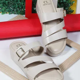 Carlton London Open Toe Flatform Heels image 2