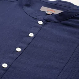 Anouk Tyohaar Collection Pure Cotton Pleated Asymmetric Kurta image 2