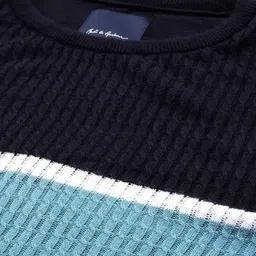 Mast & Harbour Men Colourblocked Pullover image 5