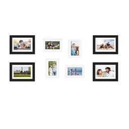 Art Street Set Of 8 Black & White Solid Individual Acrylic Photo Frames image 2