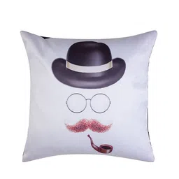 Alina decor White & Black Set of 2 Quirky Square Cushion Covers image 5