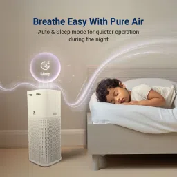 EUREKA FORBES Smart 355 Air Purifier with Surround 360 Degree Air Intake Technology (4-Stage Advanced Air Filtration, White) image 5
