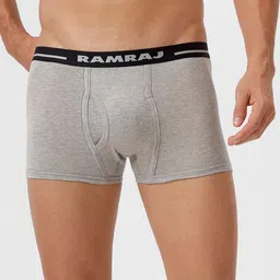 Ramraj Men Pack Of 3 Combed Cotton Trunks VINTRACK_GMCYGW-3P image 4