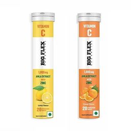 Big Flex Vitamin-C,  20 tablet(s)  Orange & Lemon (Pack of 2) -picture-48