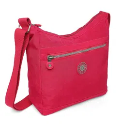BAOMI Red Structured Sling Bag image 2