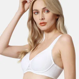 Van Heusen Women White Solid Anti Bacterial Wireless Shaper Bra ILIBR1ACSSWH11004 image 2