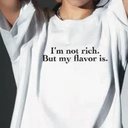 TheBTclub Unisex Oversized Typography Printed Drop-Shoulder Sleeves Pure Cotton T-Shirt image 2