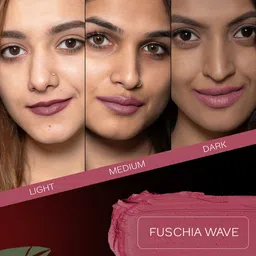 FACES CANADA Weightless Matte Finish Hydrating Lipstick with Almond Oil - Fuschia Wave 02 image 5