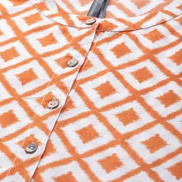 HERE&NOW Ethnic Motifs Printed A-Line Midi Ethnic Dress image 3