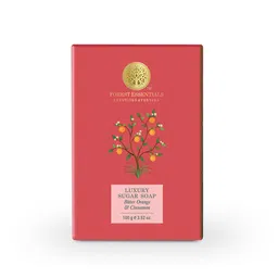 Forest Essentials Ayurvedic Handmade Bitter Orange & Cinnamon Luxury Sugar Bath Soap- 100g image 3