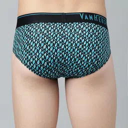 Van Heusen Innerwear Men Printed 4-Way Stretch Body Defining Fit Briefs image 4