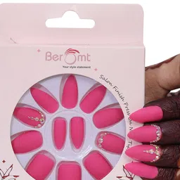 BEROMT Salon Finish Bridal & Party Press-On False Nail Tips Kit - Shade 663-picture-18