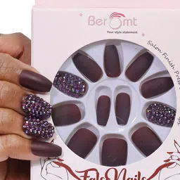 BEROMT Salon Finish Bridal & Party Press-On False Nail Tips Kit - Shade 676-picture-16