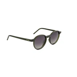 OPIUM Adult Grey Lens & Green Round UV Protected Sunglasses OP-1907-C04-Smoke-picture-14