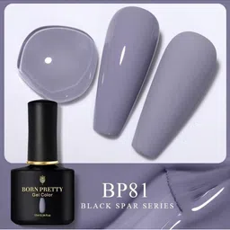 BORN PRETTY Black Spar Series Glossy-Matte UV LED Gel Nail Polish 10 ml - Shade 81 image 3