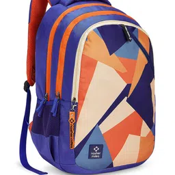 Nasher Miles Modern Art Laptop Backpack 45 Liters Polyester with Raincover (Blue) image 4