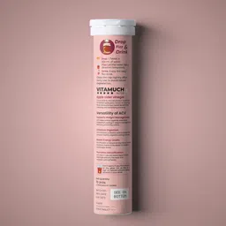 Vitamuch Apple Cider Vinegar Watermelon Flavour Weight Loss Tabs - 15 Tabs Each image 2