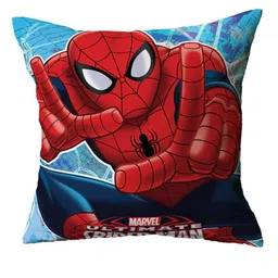 Athom Trendz Blue and Red Printed Cushion with Cushion Cover image 4