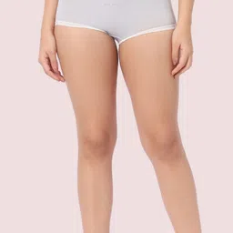 intimate queen Women Pack Of 5 Assorted Anti Bacterial Ultra Soft Boy Shorts Briefs image 3