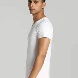 Puma Men Pack of 2 Solid Pure Cotton V-Neck Innerwear Vests image 5