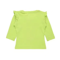Bodycare Kids Infant Girls Green & Pink Printed T-shirt image 2