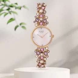 Titan Raga Moonlight Women Pearly White Dial Embellished Watch NH95032WM02J-picture-26