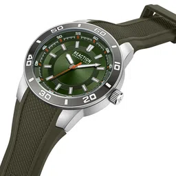 REACTION KENNETH COLE Men Textured Strap Analogue Watch KRWGM9006204 image 2