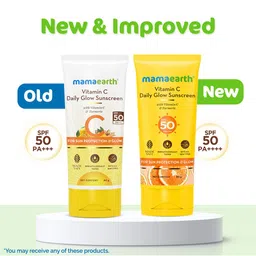 Mamaearth Vitamin C Daily Glow SPF50 PA+++ Sunscreen with Turmeric - 80 g image 3