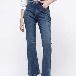 RAREISM Women Comfort Bootcut High-Rise Light Fade Stretchable Jeans-image-41