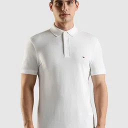 Tommy Hilfiger Polo Collar Short Sleeves Slim Fit Cotton T-shirt image 5