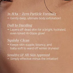 Neude Skin Lay Bare Lactobionic Acid PROfoliator Body Exfoliator Scrub - 250ml image 3