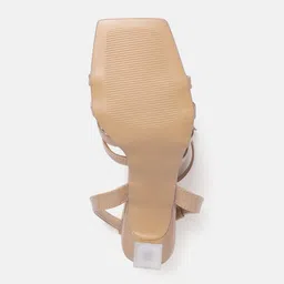 AXIUM Striped Party Slim Heeled Sandals with Buckles image 2