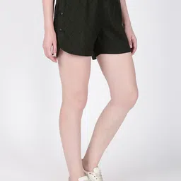 Bene Kleed Women Relaxed Fit Mid-Rise Regular Shorts image 2