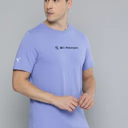 PUMA Motorsport BMW M Brand Logo Printed Pure Cotton T-shirt image 4
